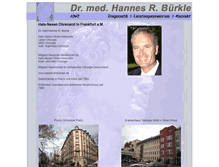 Tablet Screenshot of hno-buerkle.de